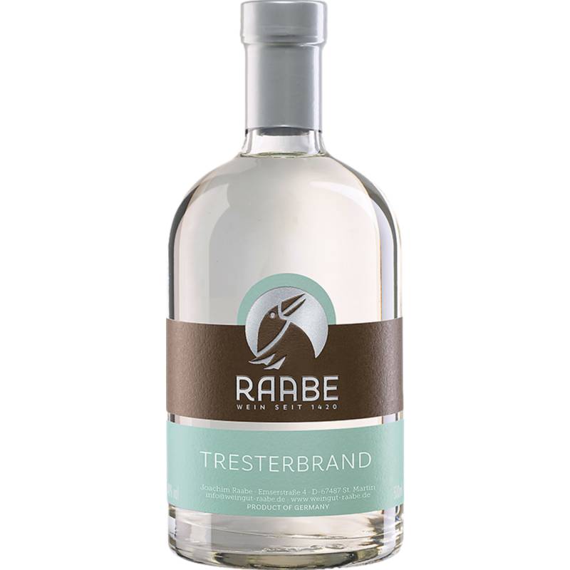 Raabe´s Tresterbrand Pfälzer Geister, Deutschland, 0,5 L, 40 % Vol., Pfalz, Spirituosen von Weingut Joachim Raabe