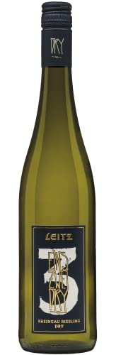 Leitz EINS-ZWEI-DRY Riesling (1 x 0,75l) – Aromatischer Weißwein vom Weingut Leitz im Rheingau von Weingut Josef Leitz