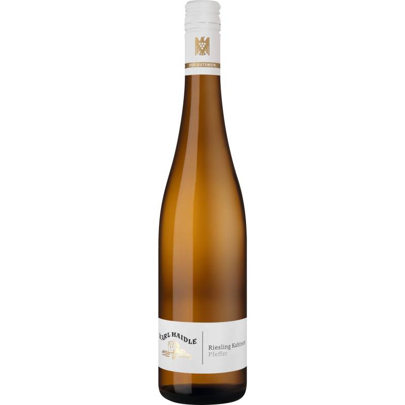 Stettener Pfeffer Riesling Kabinett, Halbtrocken, Württemberg, Württemberg, 2023, Weißwein von Weingut Karl Haidle, D - 71394 Kernen-Stetten