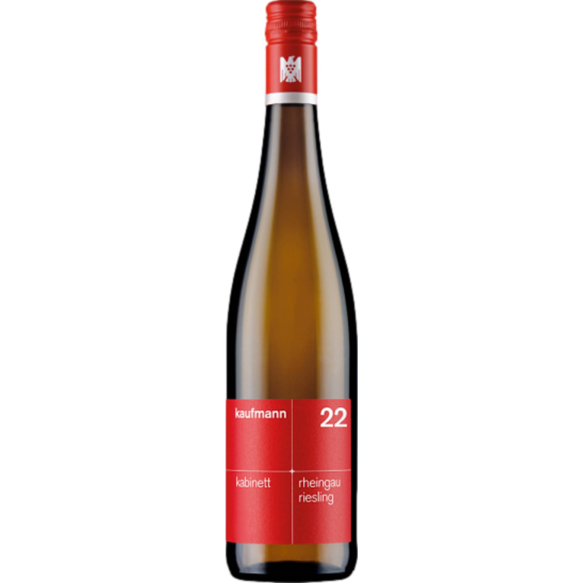 Kaufmann Riesling Kabinett, Fruchtsüß, Rheingau, Rheingau, 2022, Weißwein von Weingut Kaufmann, Rheinallee 6 , 65347 Hattenheim