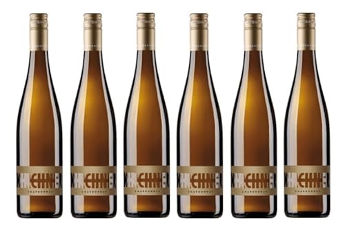 6x 0,75l - 2023er - Weingut Kirchner - Stadtmauer - Chardonnay - Qualitätswein Pfalz - Deutschland - Weißwein trocken von Weingut Kirchner