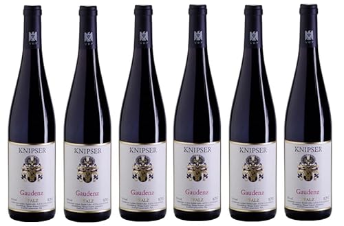 6x 0,75l - 2018er - Weingut Knipser - Cuvée Gaudenz - Barrique - VDP.Gutswein - Qualitätswein Pfalz - Deutschland - Rotwein trocken von Weingut Knipser