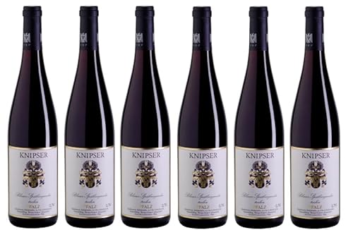 6x 0,75l - 2019er - Weingut Knipser - Blauer Spätburgunder - VDP.Gutswein - Qualitätswein Pfalz - Deutschland - Rotwein trocken von Weingut Knipser