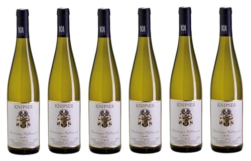 6x 0,75l - 2023er - Weingut Knipser - Chardonnay & Weißburgunder - VDP.Gutswein - Qualitätswein Pfalz - Deutschland - Weißwein trocken von Weingut Knipser