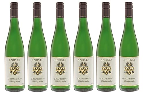 6x 0,75l - 2023er - Weingut Knipser - Johannishof - Riesling - VDP.Gutswein - Qualitätswein Pfalz - Deutschland - Weißwein trocken von Weingut Knipser