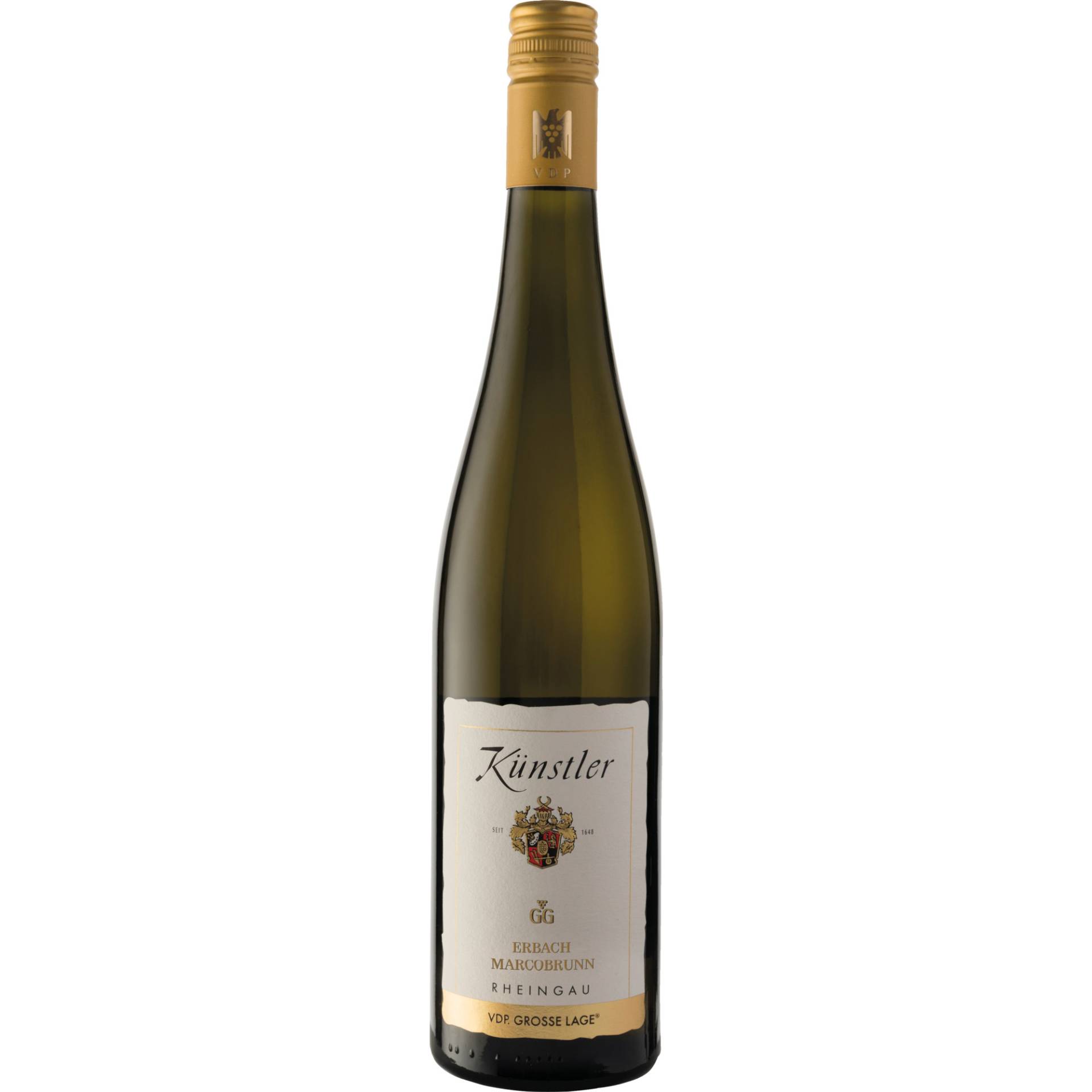 Künstler Erbacher Marcobrunnen Riesling GG, Trocken, Rheingau, Rheingau, 2021, Weißwein von Weingut Künstler, -65239 Hochheim am Main