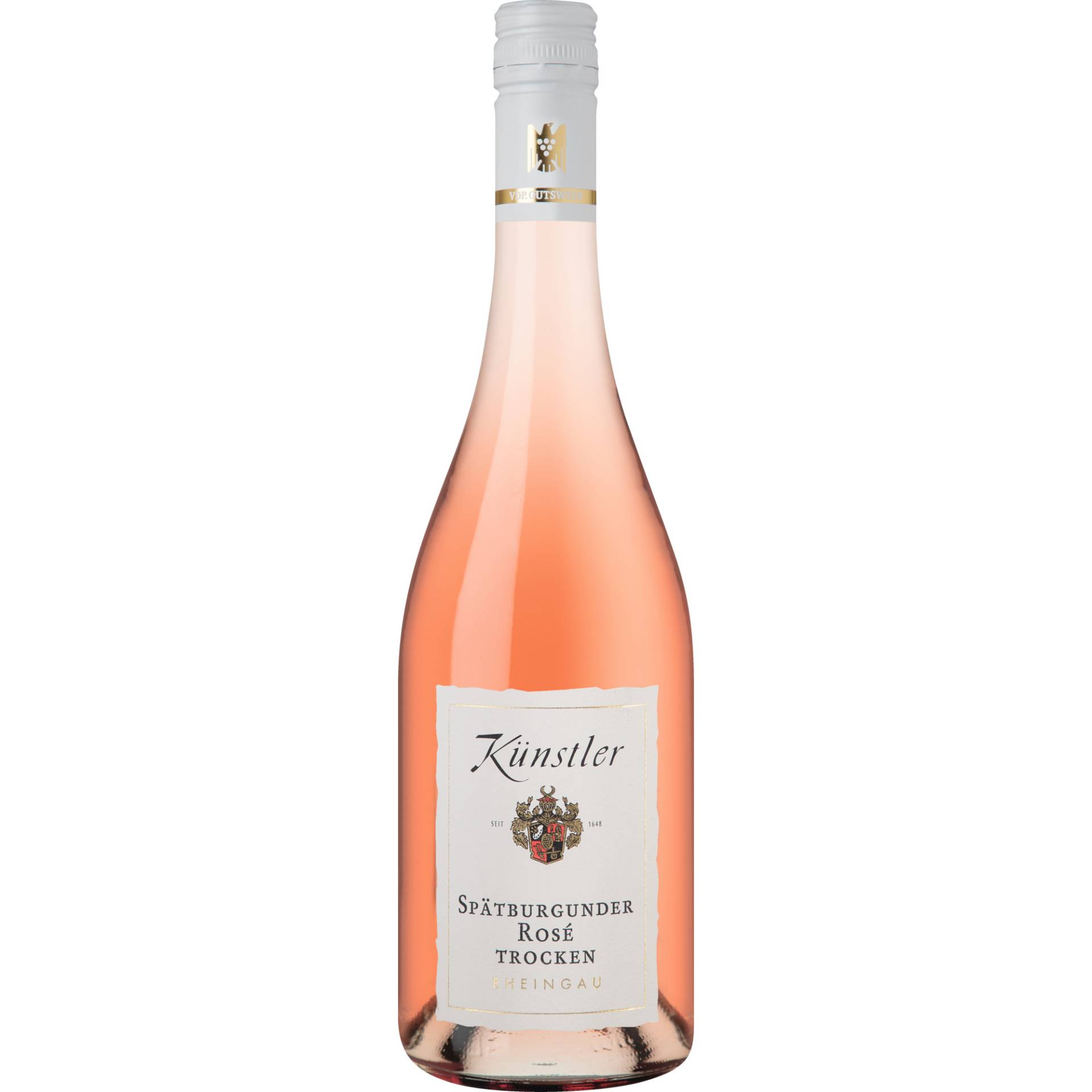 Künstler Spätburgunder Rosé, Trocken, Rheingau, Rheingau, 2023, Roséwein von Weingut Künstler, D - 65239 Hochheim