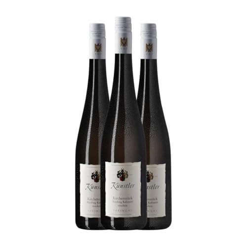 Künstler Hochheimer Kirchenstück Im Stein Riesling Trocken Rheingau 75 cl Weißwein (Karton mit 3 Flaschen von 75 cl) von Weingut Künstler