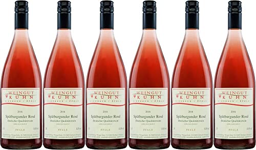 6x Spätburgunder Rosé trocken Bio 2019 - Weingut Kuhn, Pfalz - Rosé von Weingut Kuhn