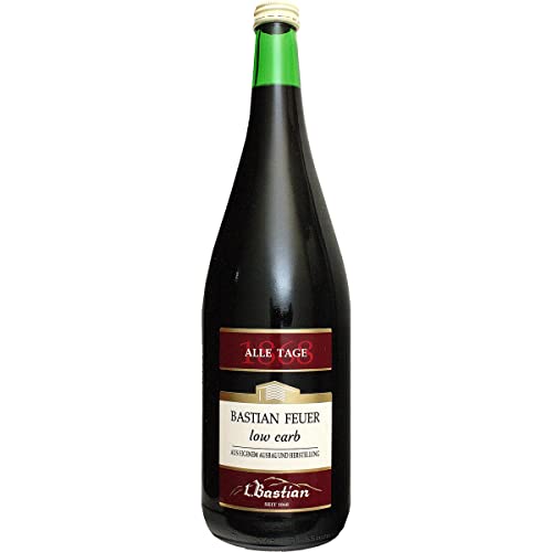 Weingut L. Bastian 'Bastian Feuer LC' Roter zuckerfreier Glühwein LC 1 Liter - Alkoholgehalt: 10,0% vol von Weingut L. Bastian