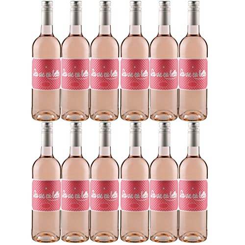 La vie est belle Rosé VdF Roséwein Wein Lieblich Frankreich I Visando Paket (12 x 0,75l) von Weingut La vie est belle