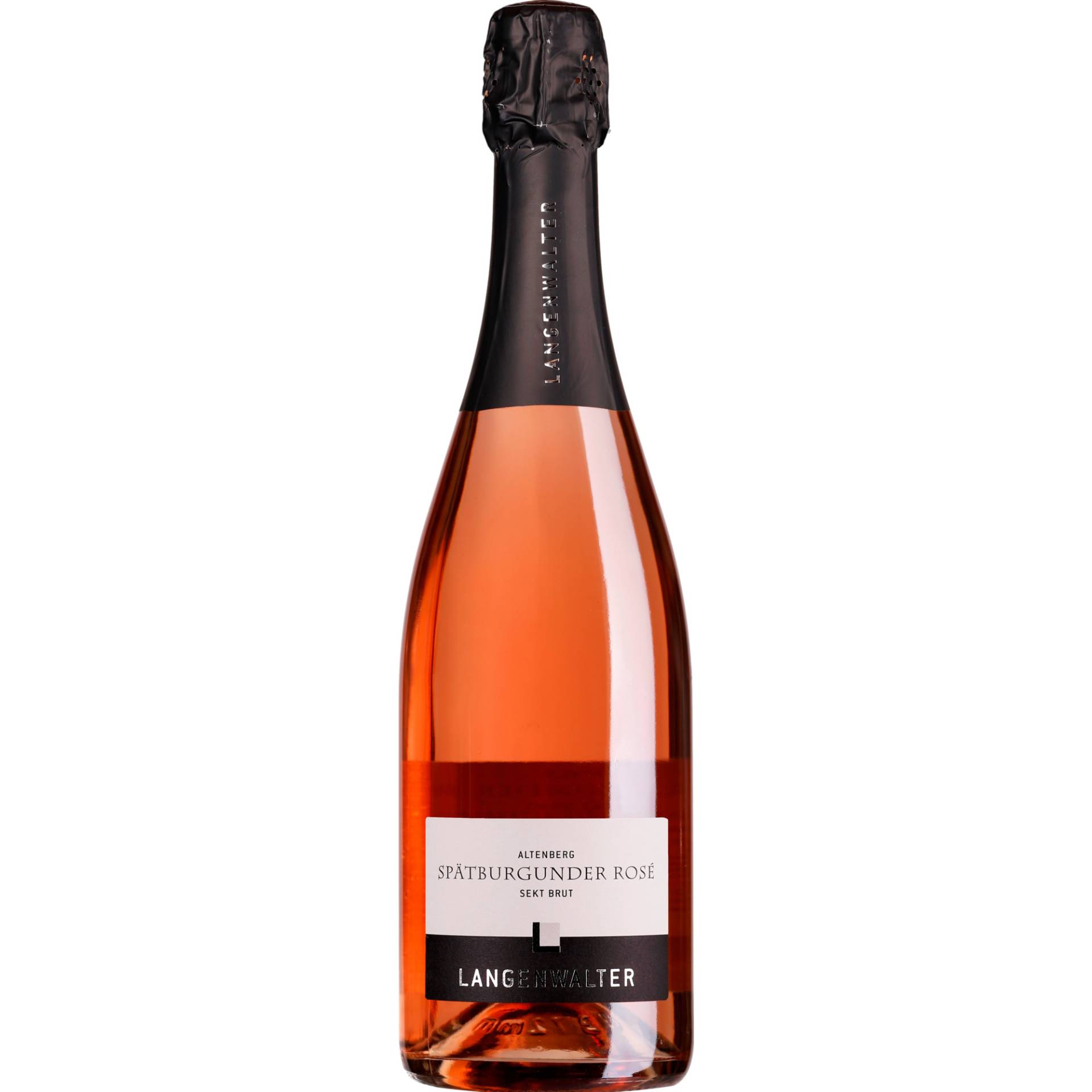 Langenwalter Spätburgunder Rosé Sekt, Brut, Pfalz, Pfalz, 2024, Schaumwein von Weingut Langenwalter, Wormser Straße 32, 67256 Weisenheim am Sand