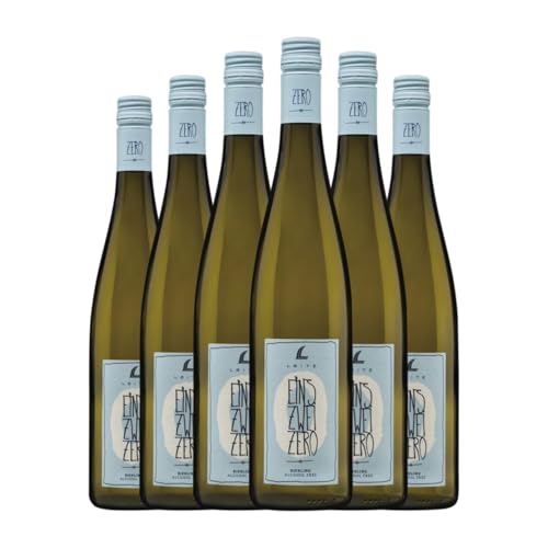 Weingut Leitz Eins Zwei Zero Riesling Rheingau 75 cl Sin Alcohol Weißwein (Karton mit 6 Flaschen von 75 cl) von Weingut Leitz