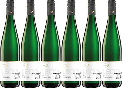 6x Wein-Bulli T3 Riesling Feinherb 2020 - Weingut Leo´s, Mosel - Weißwein von Weingut Leo´s