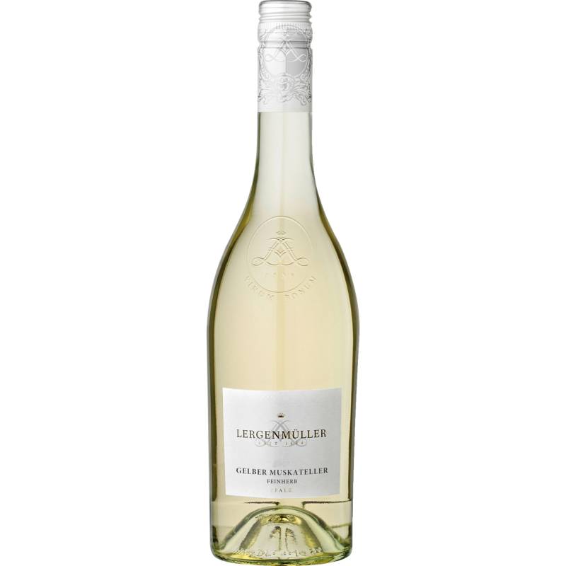 Gelber Muskateller, Pfalz, feinherb, Pfalz, 2023, Weißwein von Weingut Lergenmüller,76835,Hainfeld,Deutschland