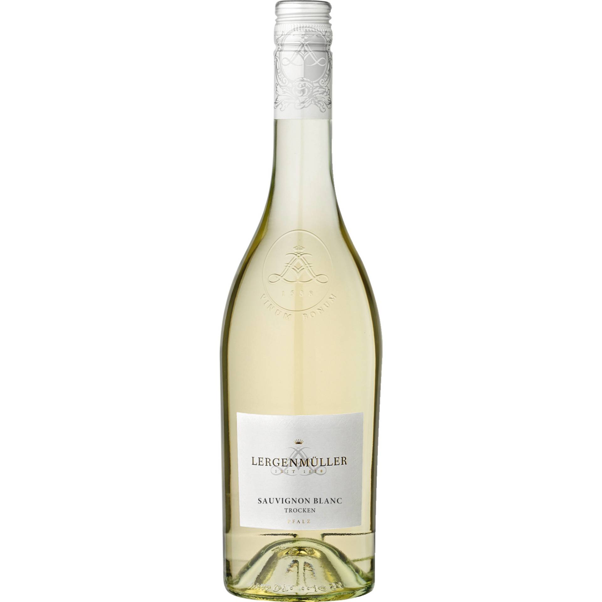 Lergenmüller Sauvignon Blanc, Trocken, Pfalz, Pfalz, 2023, Weißwein von Weingut Lergenmüller,76835,Hainfeld,Deutschland