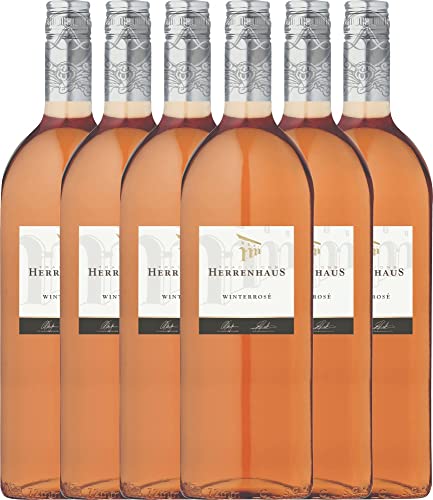 Winterrosé Herrenhaus von Lergenmüller - Roséglühwein 6x 1,0 l VINELLO - 6er - Weinpaket inkl. kostenlosem VINELLO.weinausgießer von Weingut Lergenmüller