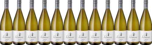 12x Riesling halbtrocken Lorenz 1,0L 2023 - Weingut Lorenz, Mosel - Weißwein von Weingut Lorenz