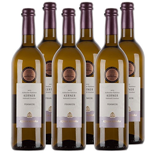 Frankenwein Volkacher Ratsherr Kerner Kabinett Weißwein Franken 2020 trocken (6x 0.75 l) von Weingut Lother