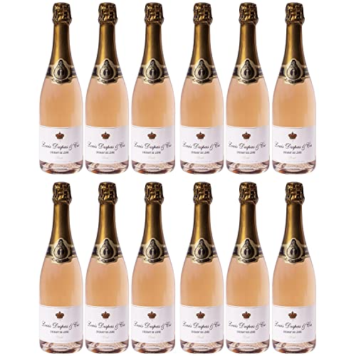 Louis Despas Crémant de Loire Brut Rosé Schaumwein Frankreich I FeinWert Paket (12 x 0,75l) von Weingut Louis Despas