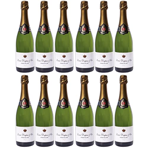 Louis Despas Crémant de Loire Brut Schaumwein Frankreich I FeinWert Paket (12 x 0,75l) von Weingut Louis Despas