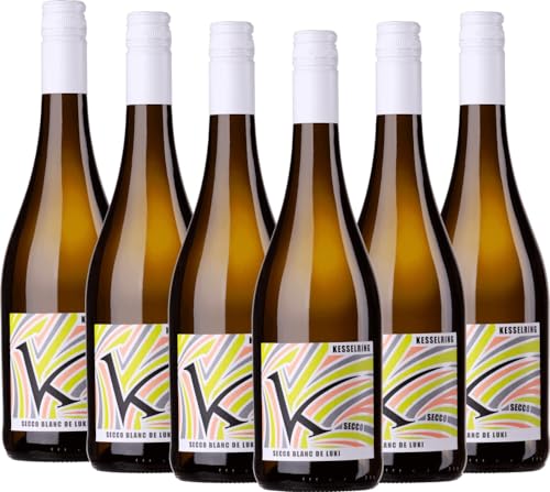 Secco Blanc de Luki Lukas Kesselring Perlwein 6 x 0,75l VINELLO - 6 x Weinpaket inkl. kostenlosem VINELLO.weinausgießer von Weingut Lukas Kesselring