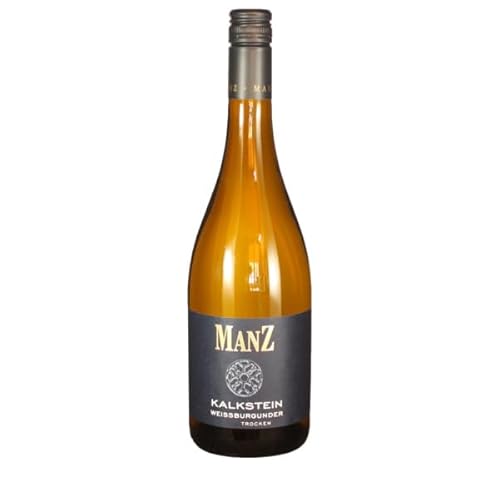 Weingut Manz 2023 Weißburgunder trocken KALKSTEIN (318) Qualitätswein 0.75 Liter von Weingut Manz