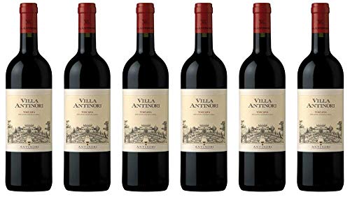 6x Villa Rosso Toscana 2017 - Weingut Marchesi Antinori, Toscana - Rotwein von VANREO