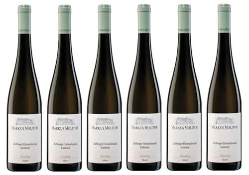 6x 0,75l - 2022er - Weingut Markus Molitor - Zeltinger Himmelreich - Riesling - Kabinett - Prädikatswein Mosel - Deutschland - Weißwein halbtrocken von Weingut Markus Molitor