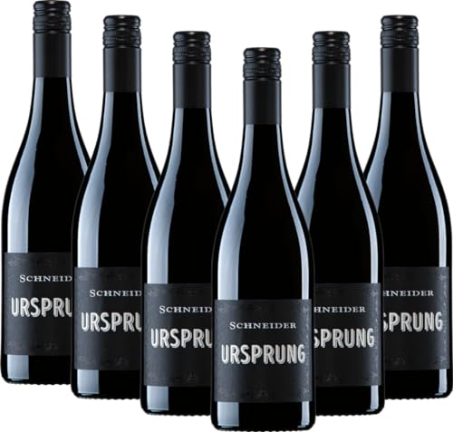 Ursprung von Markus Schneider - Rotwein 6 x 0,75l VINELLO - 6er - Weinpaket inkl. kostenlosem VINELLO.weinausgießer von Weingut Markus Schneider