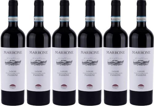 6x Langhe Passione 2021 - Weingut Marrone, Piemonte - Rotwein von Weingut Marrone