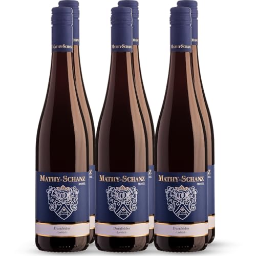 Weingut Mathy-Schanz - Dornfelder Lieblich | Wein von der Mosel (6 Flaschen (6 x 0,75l)) von Weingut Mathy-Schanz