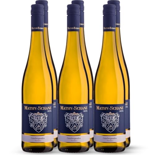 Weingut Mathy-Schanz - Grauburgunder Trocken | Wein von der Mosel (6 Flaschen (6 x 0,75l)) von Weingut Mathy-Schanz