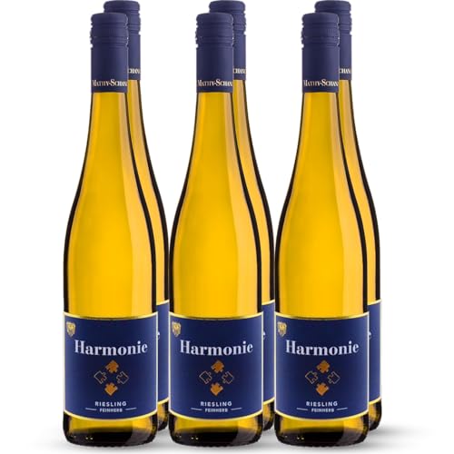 Weingut Mathy-Schanz | Riesling Feinherb - Harmonie | Wein von der Mosel (6 Flaschen (6 x 0,75l)) von Weingut Mathy-Schanz