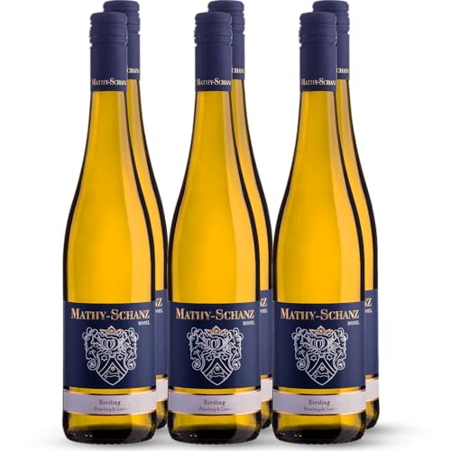 Weingut Mathy-Schanz | Riesling Fruchtig & Süß | Wein von der Mosel (6 Flaschen (6 x 0,75l)) von Weingut Mathy-Schanz