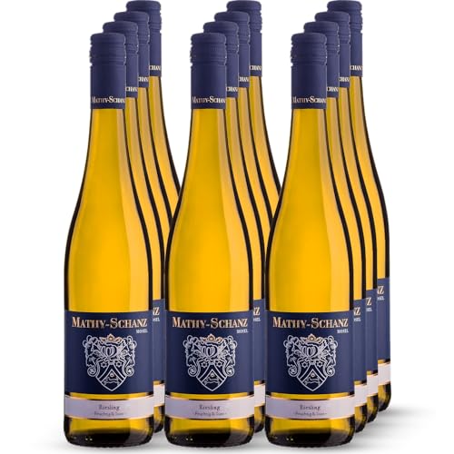 Weingut Mathy-Schanz | Riesling Lieblich | Wein von der Mosel (12 Flaschen (12 x 0,75l)) von Weingut Mathy-Schanz