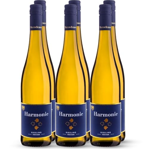 Weingut Mathy-Schanz | Riesling Trocken - Harmonie | Wein von der Mosel (6 Flaschen (6 x 0,75l)) von Weingut Mathy-Schanz