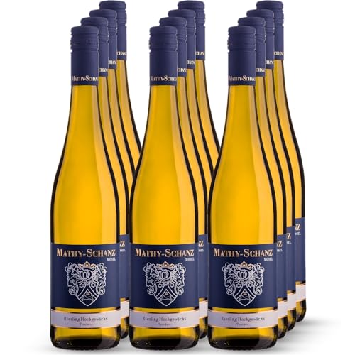 Weingut Mathy-Schanz | Riesling Trocken | Wein von der Mosel (12 Flaschen (12 x 0,75l)) von Weingut Mathy-Schanz