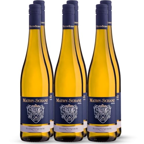 Weingut Mathy-Schanz - Riesling Trocken | Wein von der Mosel (6 Flaschen (6 x 0,75l)) von Weingut Mathy-Schanz