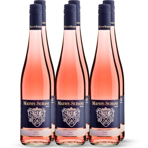 Weingut Mathy-Schanz | Rosé Feinherb | Wein von der Mosel (6 Flaschen (6 x 0,75l)) von Weingut Mathy-Schanz