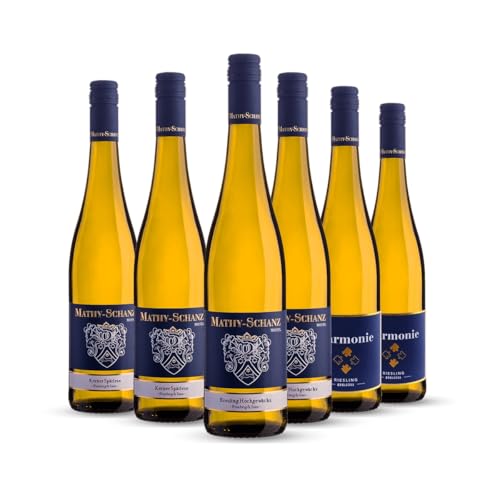 Weingut Mathy-Schanz | Weißwein Lieblich - Weinprobierpaket - Mosel | Direkt vom Winzer | (6 x 0,75l) von Weingut Mathy-Schanz