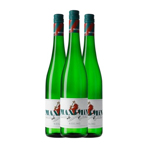 Maximin Grünhäuser Riesling Mosel-Saar-Ruwer 75 cl Weißwein (Karton mit 3 Flaschen von 75 cl) von Weingut Maximin Grünhäuser