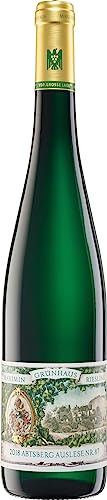 Weingut Maximin Grünhaus Abtsberg Riesling Auslese Nr. 87 edelsüß Mosel 2018 Wein (1 x 0.375 l) von Weingut Maximin Grünhaus