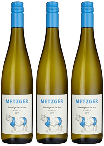 Weingut Metzger Metzger Sauvignon Blanc QbA (3 x 0.75 l) von Weingut Metzger