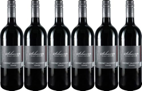 6x Cabernet Sauvignon feinherb 2022 - Weingut Michael Schaurer, Pfalz - Rotwein von Weingut Michael Schaurer