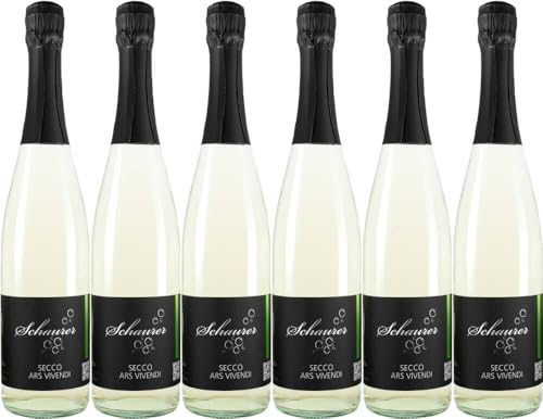 6x Secco weiss 'ARS Vivendi' 2023 - Weingut Michael Schaurer, Pfalz - Weißwein von Weingut Michael Schaurer