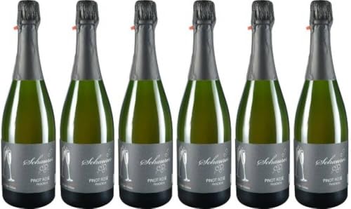 6x Spätburgunder Sekt 'Rosé' trocken 2021 - Weingut Michael Schaurer, Pfalz - Rosé von Weingut Michael Schaurer