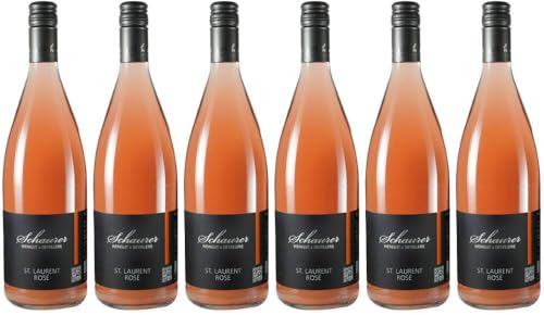 6x St. Laurent Rosé feinherb 2023 - Weingut Michael Schaurer, Pfalz - Rosé von Weingut Michael Schaurer