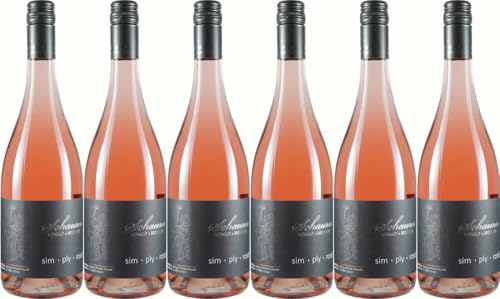 6x simply rosé trocken 2023 - Weingut Michael Schaurer, Pfalz - Rotwein von Weingut Michael Schaurer