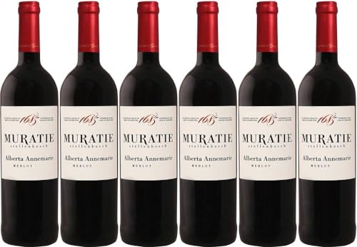 6x Merlot Alberta Annemarie 2017 - Weingut Muratie Estate, Stellenbosch - Rotwein von Weingut Muratie Estate